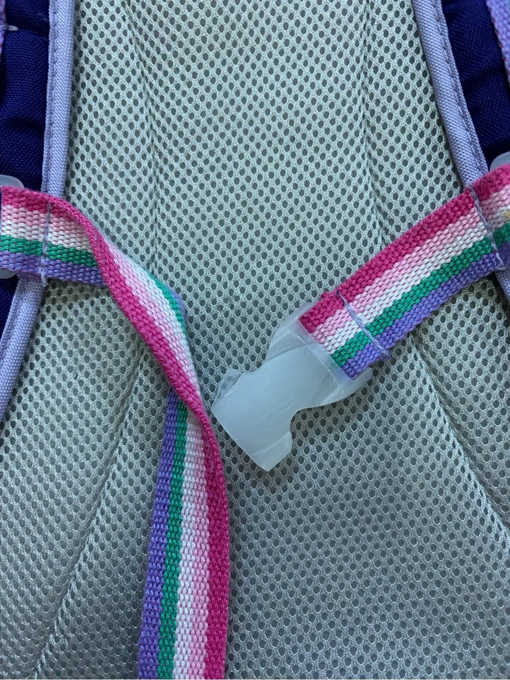 Pottery Barn Kids Space Backpack with Rainbow Straps